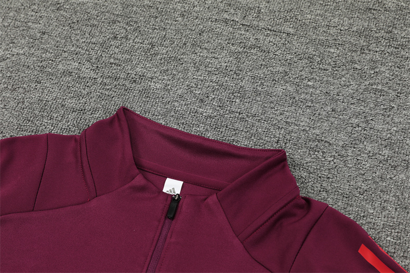 Higojerseys-Bayern Munich 24-25 Long Sleeve Training Set - Red