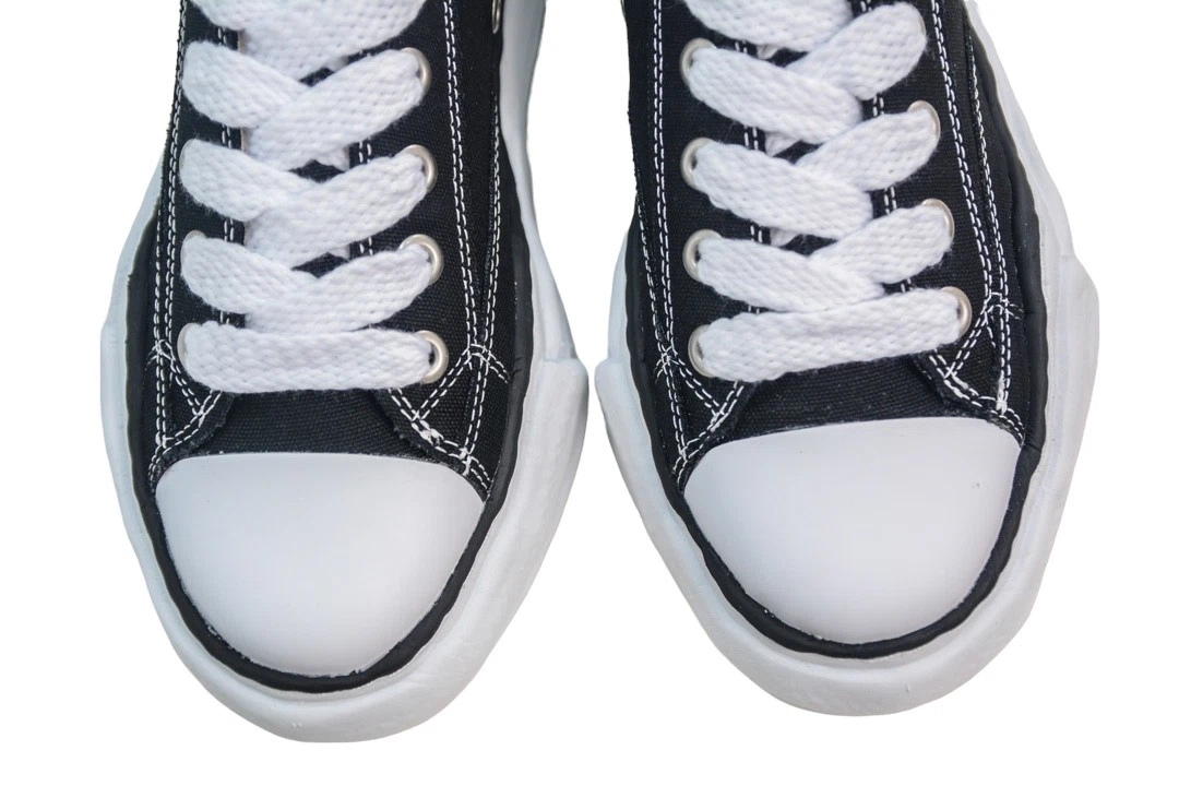 Maison Mihara Yasuhiro Peterson23 OG Sole Canvas Low-top Sneaker Black White、mysite、Cacoeks