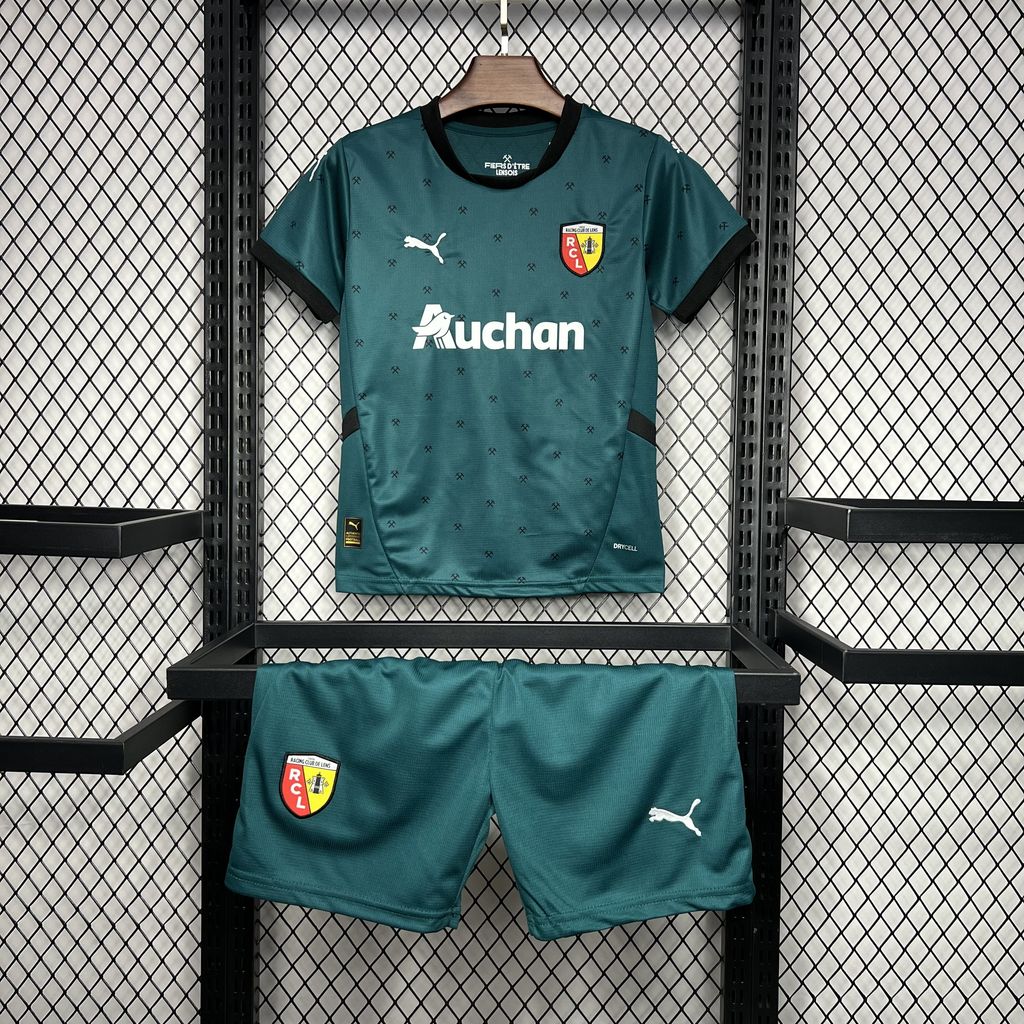 Higojerseys-RC Lens 24-25 Away Kids Kit
