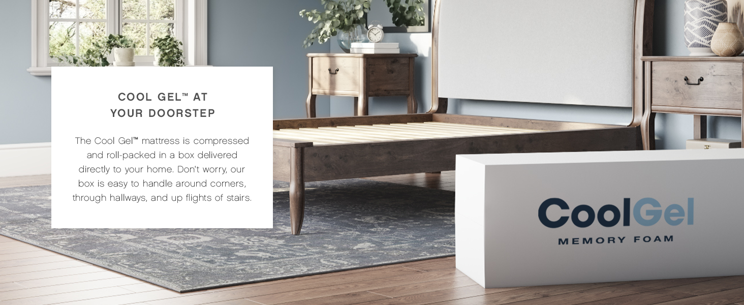 Classic Brands Cool Gel Chill Memory Foam 14-Inch Mattress