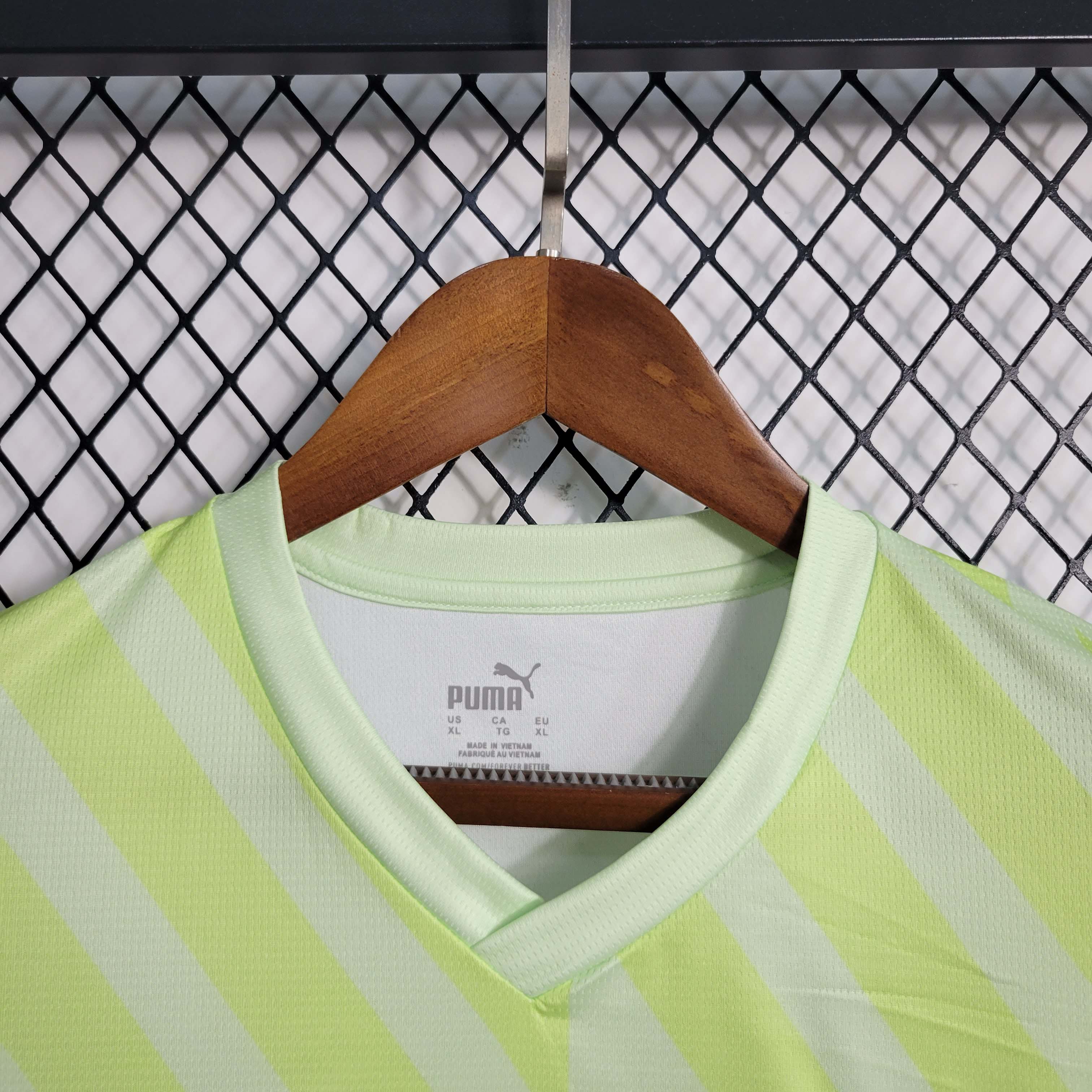 2023/2024 Manchester City Goalkeeper Fluorescent Green Football Shirt 1:1 Thai Quality:football jersey mysite: unitedjerseyfootball 邓江浪:football