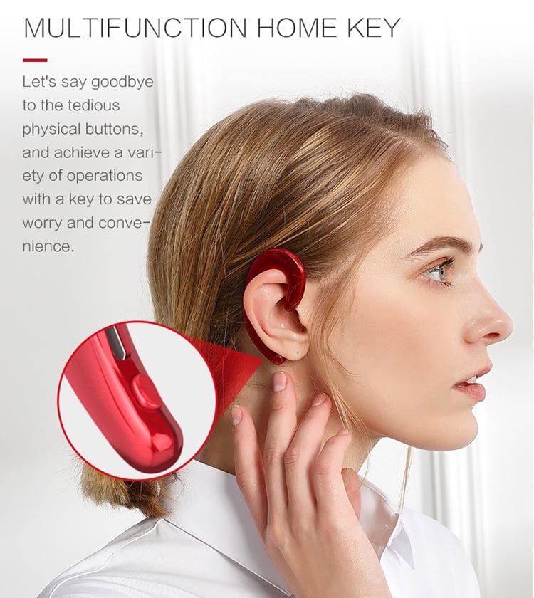K8 Bone Conduction Earhook Wireless Bluetooth Earphone Noise Cancelling Stereo Headphone with Mic K8 Bone Conduction Earhook Wireless Bluetooth Earphone Noise Cancelling Stereo Headphone with Mic