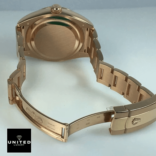 Rose Gold Sky-Dweller Replica 4 Rolex Sky-Dweller 326935-0003 Oyster Open Fold Clasp Replica