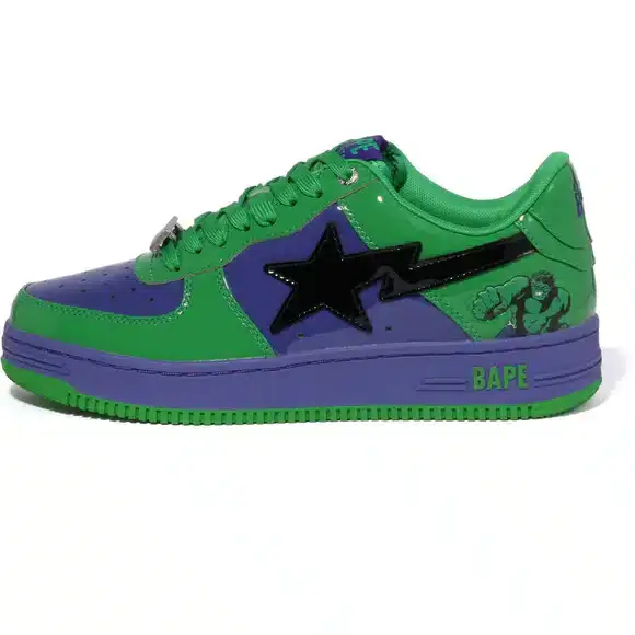 BAPESTA x MARVEL Hulk Low Sneakers、mysite、Cacoeks