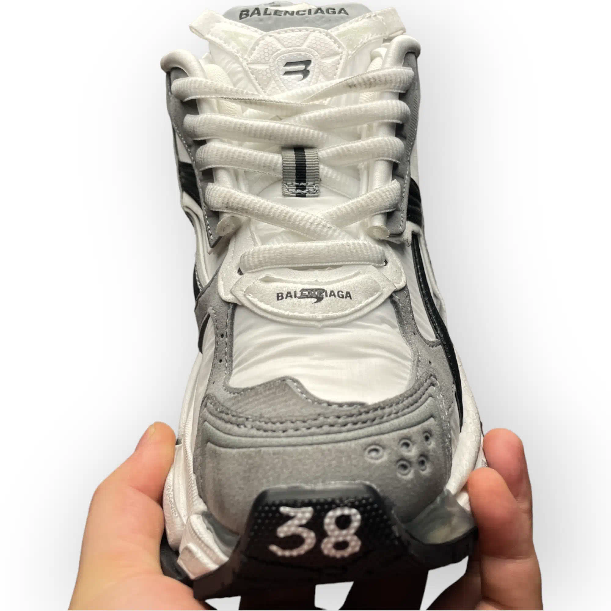 Balenciaga Runner Sneaker in Grey White Black、mysite、Cacoeks