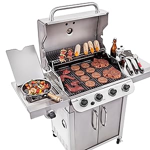 family;size;gas;grill;cook;cookout;picnic;barbecue;bbq;barbeque;side;burner;stainless;steel;grates