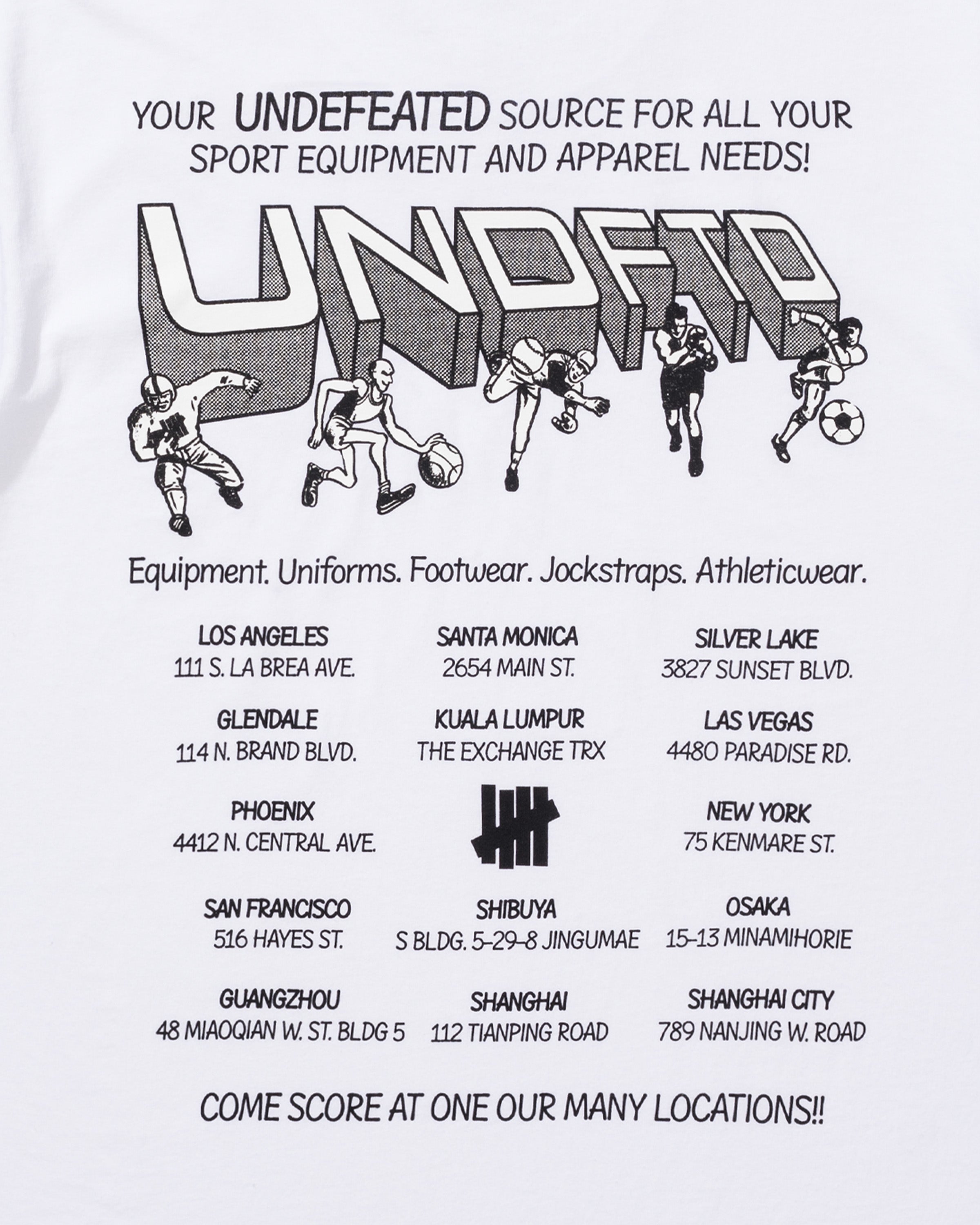 UNDEFEATED TEAM STORE S/S TEE