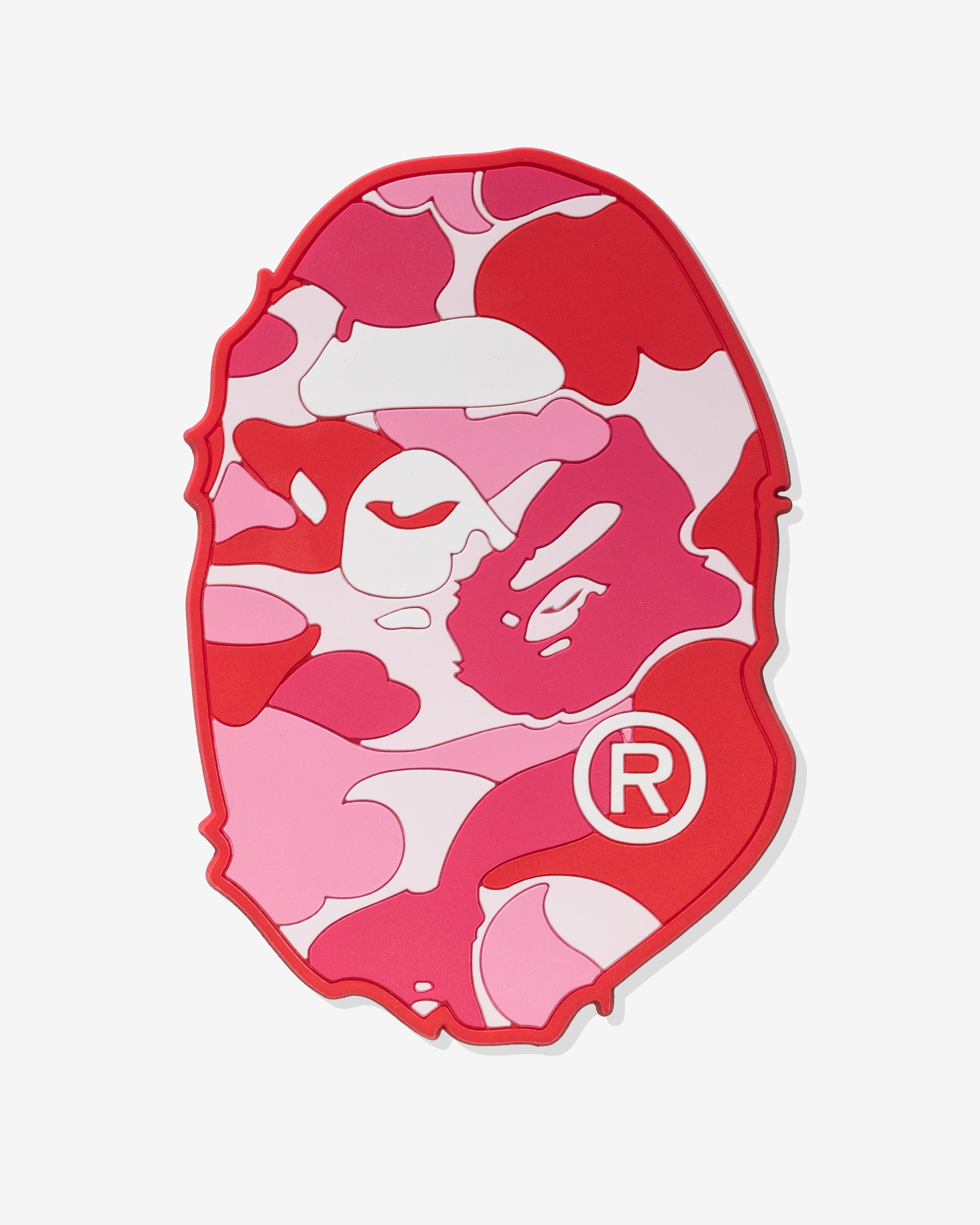 BAPE ABC CAMO APE HEAD RUBBER COASTER