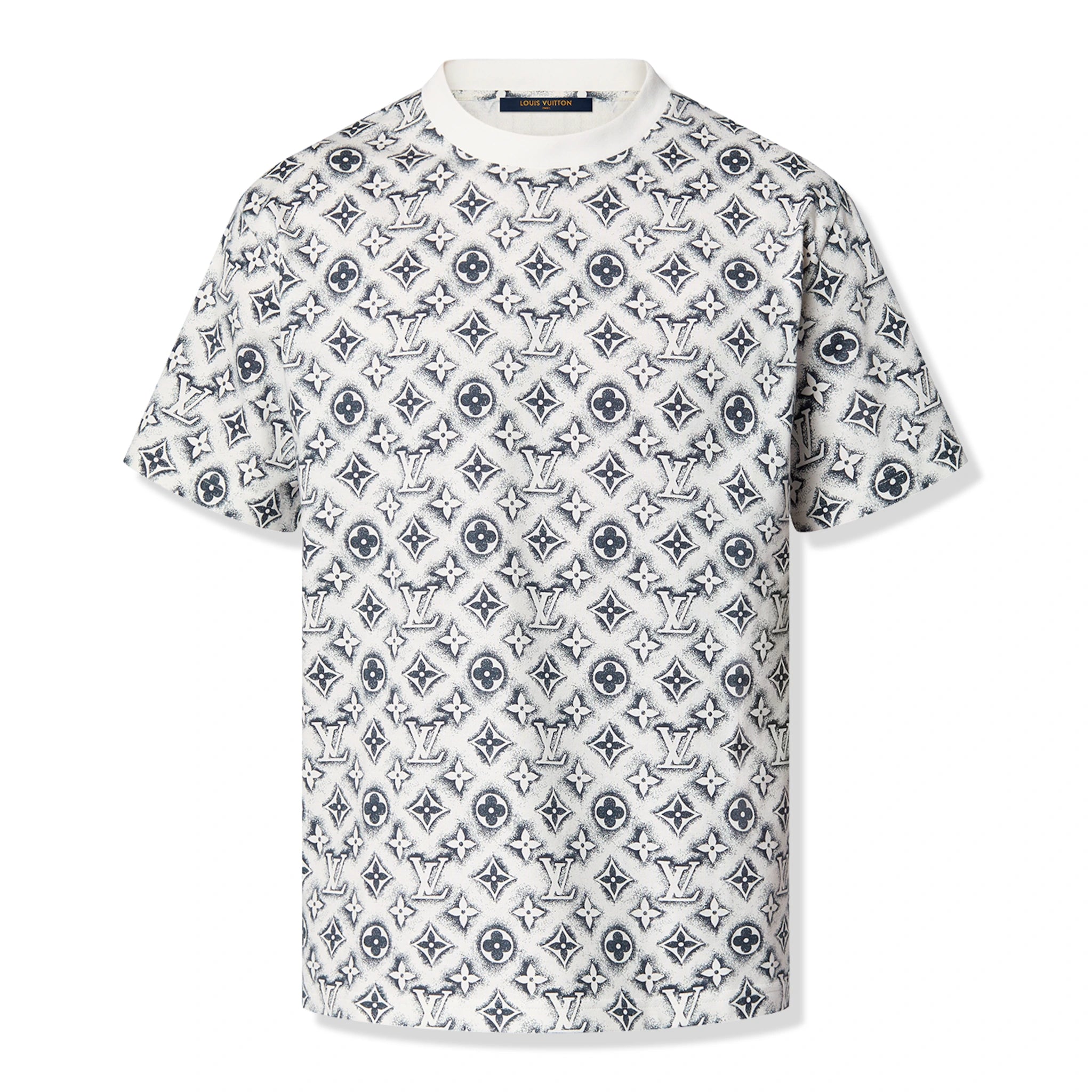 Louis Vuitton Monogram White Deep Black T Shirt、mysite、Cacoeks