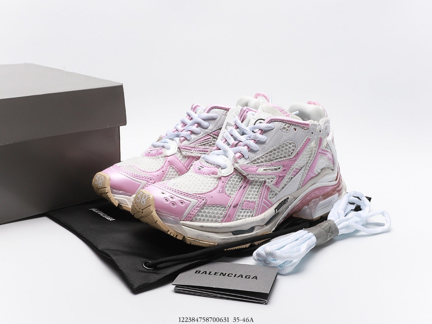 Balenciaga Runner Trainer Pink White、mysite、Cacoeks