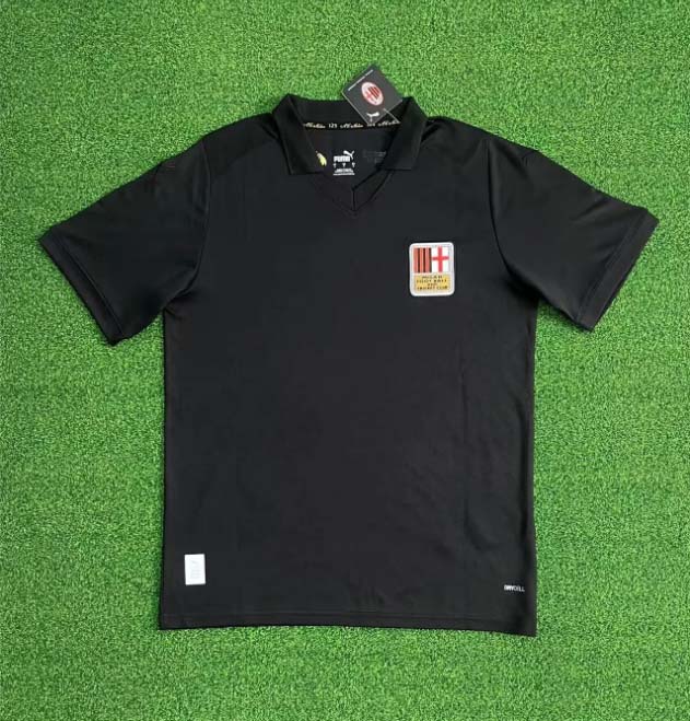 2024/2025 AC Milan 125th Anniversary Black Soccer Jersey 1:1 Thai Quality:football jersey mysite: unitedjerseyfootball 邓江浪:football