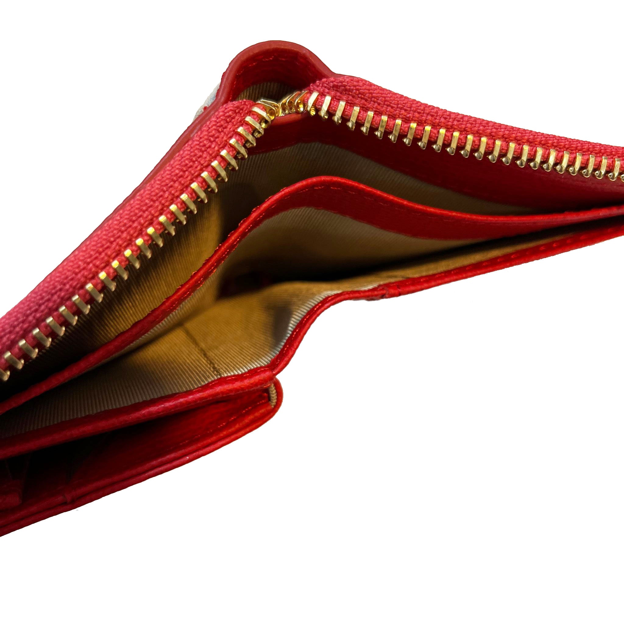 KAPITAL THUMBS UP BONE HAND ZIP WALLET  K2503XG522   Red 