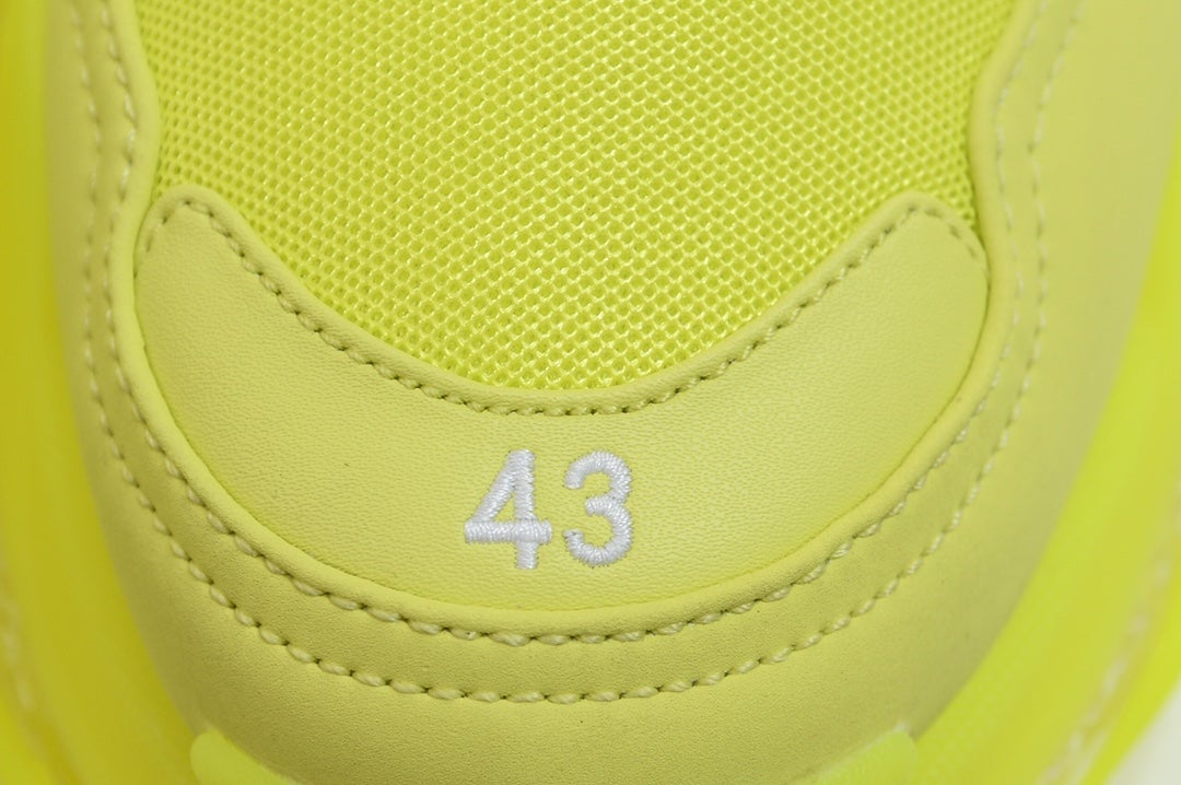 Balenciaga Triple S Clear Sole Sneaker Fluo Yellow White、mysite、Cacoeks