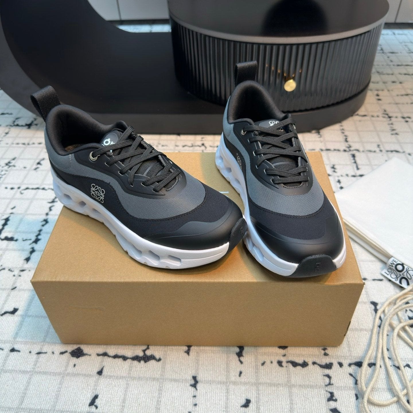 LW CLOUDTILT 2.0 SNEAKER BLACK POLYESTER、mysite、Cacoeks