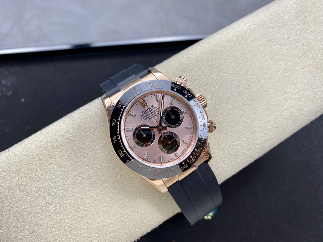 Rolex Daytona 126515LN 0006 Sundust 40mm Everose Gold Oysterflex 2025-fasswatch
