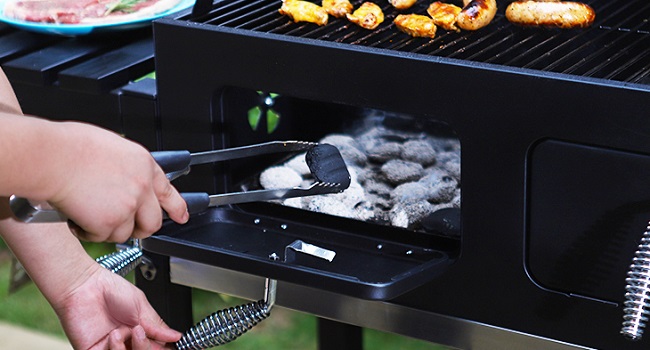 charcoal barbecue