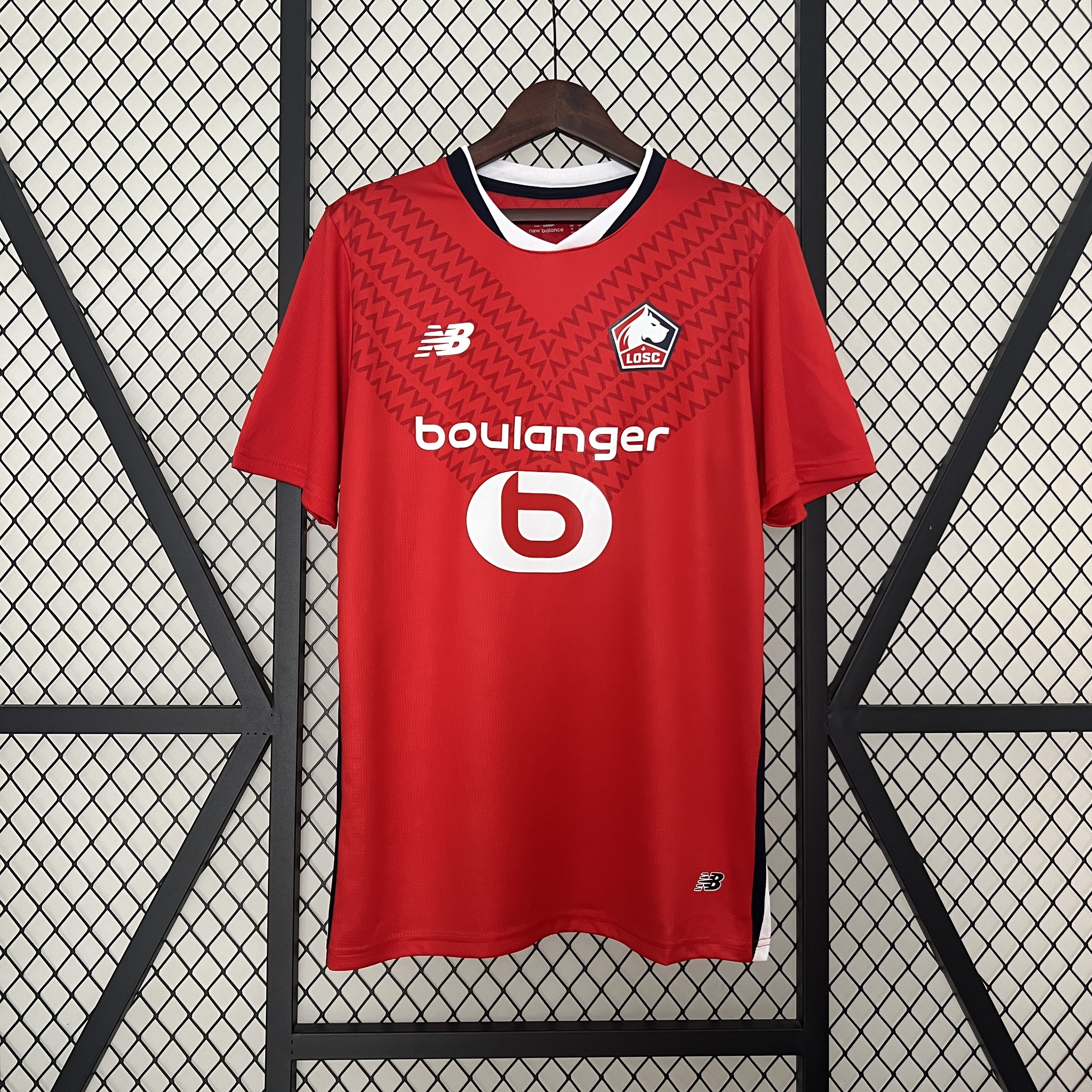 ManixJersey.com | Lille 24-25 Home Stadium Jersey - Fans Version -Customize Name, Number and Patch | Worldwide Shipping