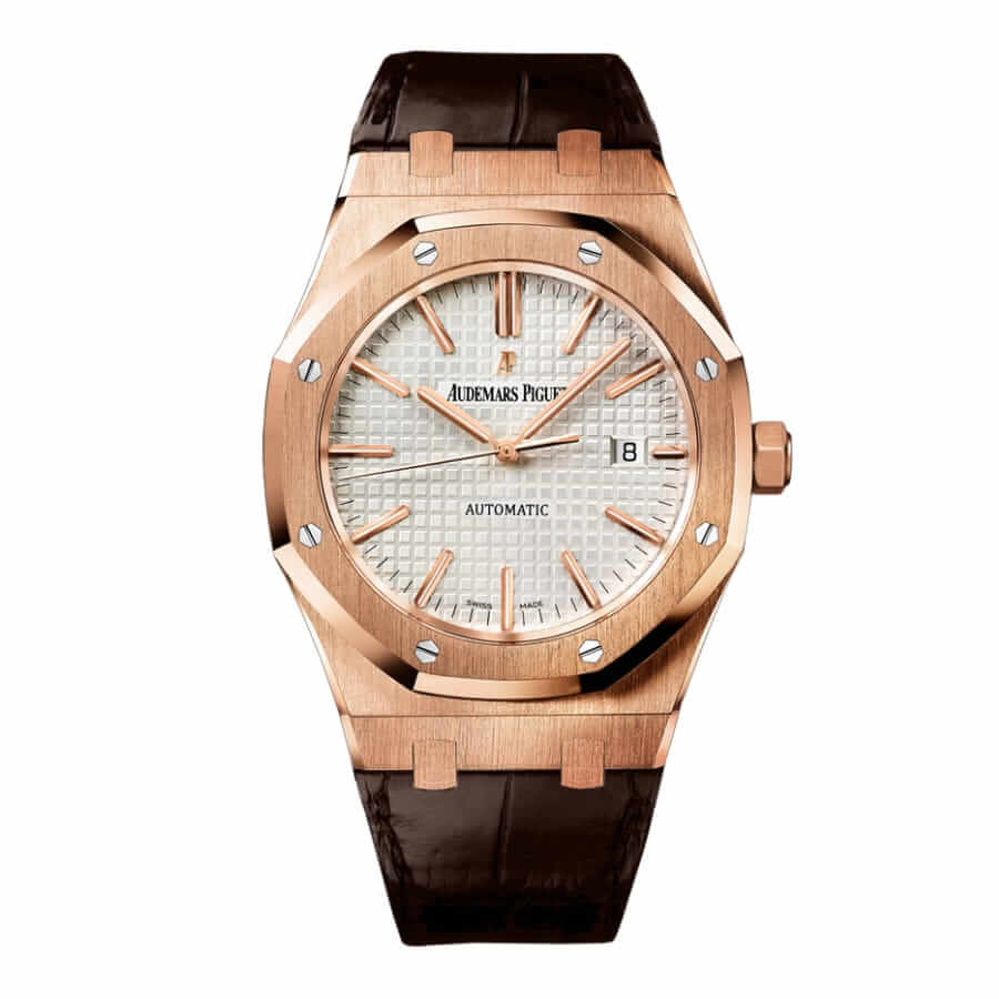 audemars piguet rose gold royal oak white 1