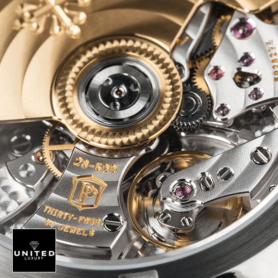 Patek Philippe Travel Time Steel Replica 8 Patek Philippe Nautilus 59901A-001 Replica mechanism close view