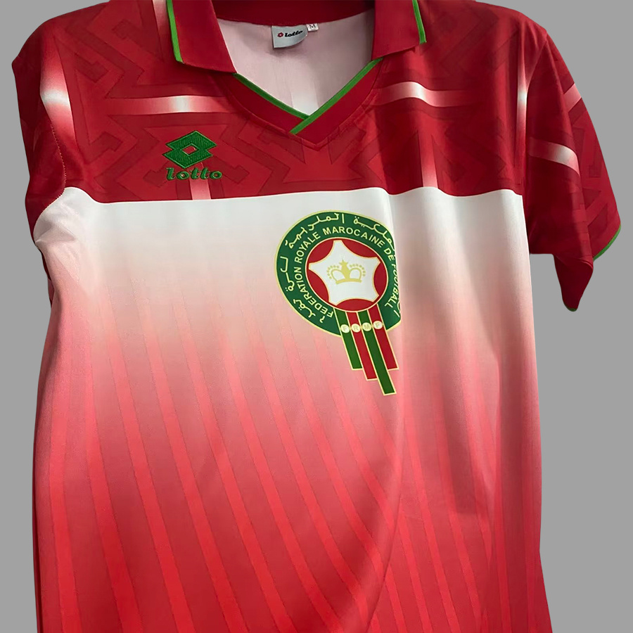 ManixJersey.com | Retro Morocco 1994 Home Jersey -Customize Name, Number and Patch | Worldwide Shipping