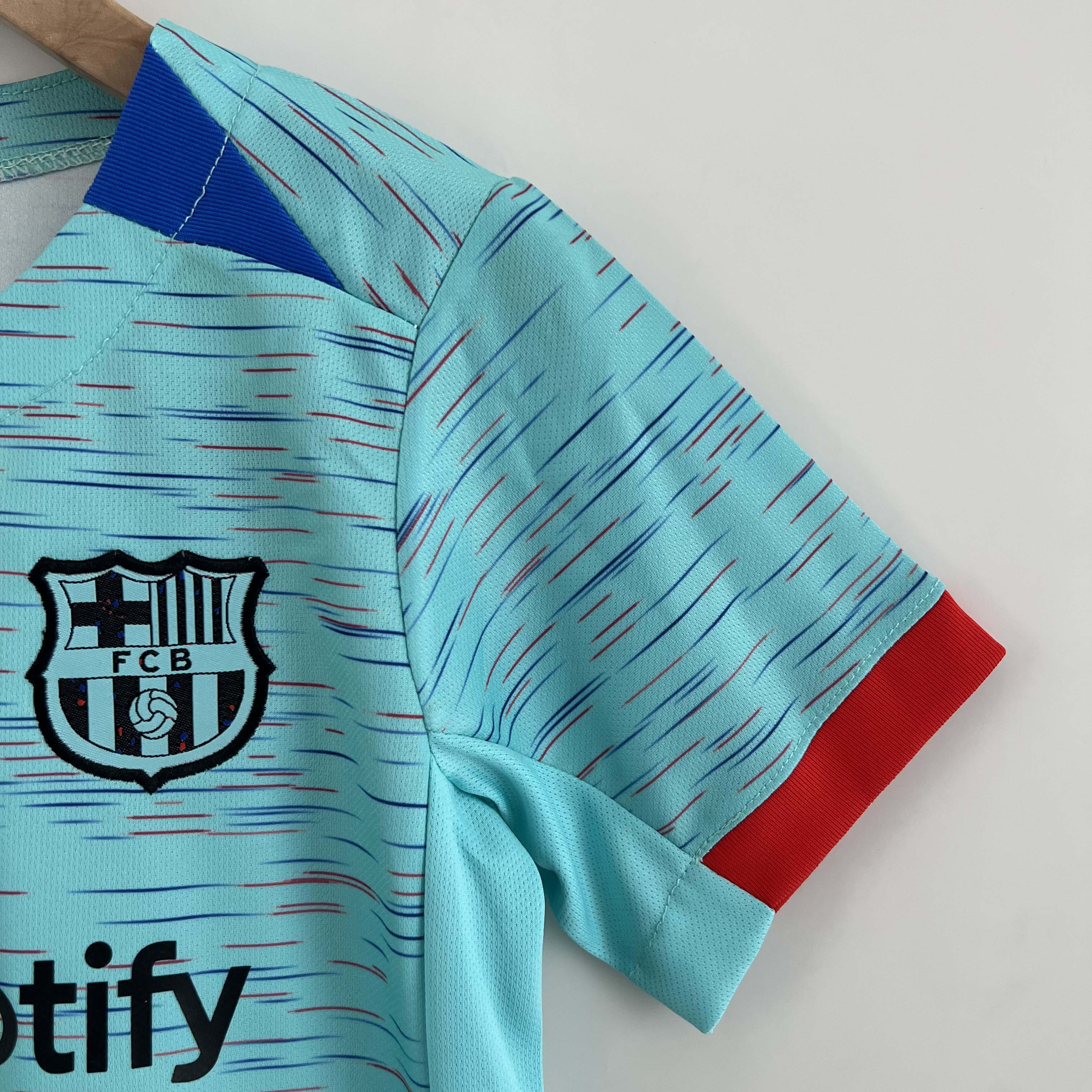 2023/2024 Barcelona Third Away Football Shirt 1:1 Thai Quality Kids Size:football jersey mysite: unitedjerseyfootball 邓江浪:football