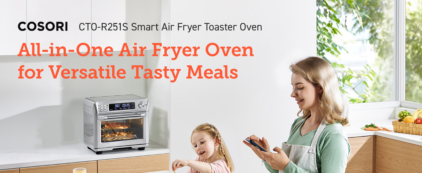 All-in-One Air Fryer Oven for Versatile Tasty Meals