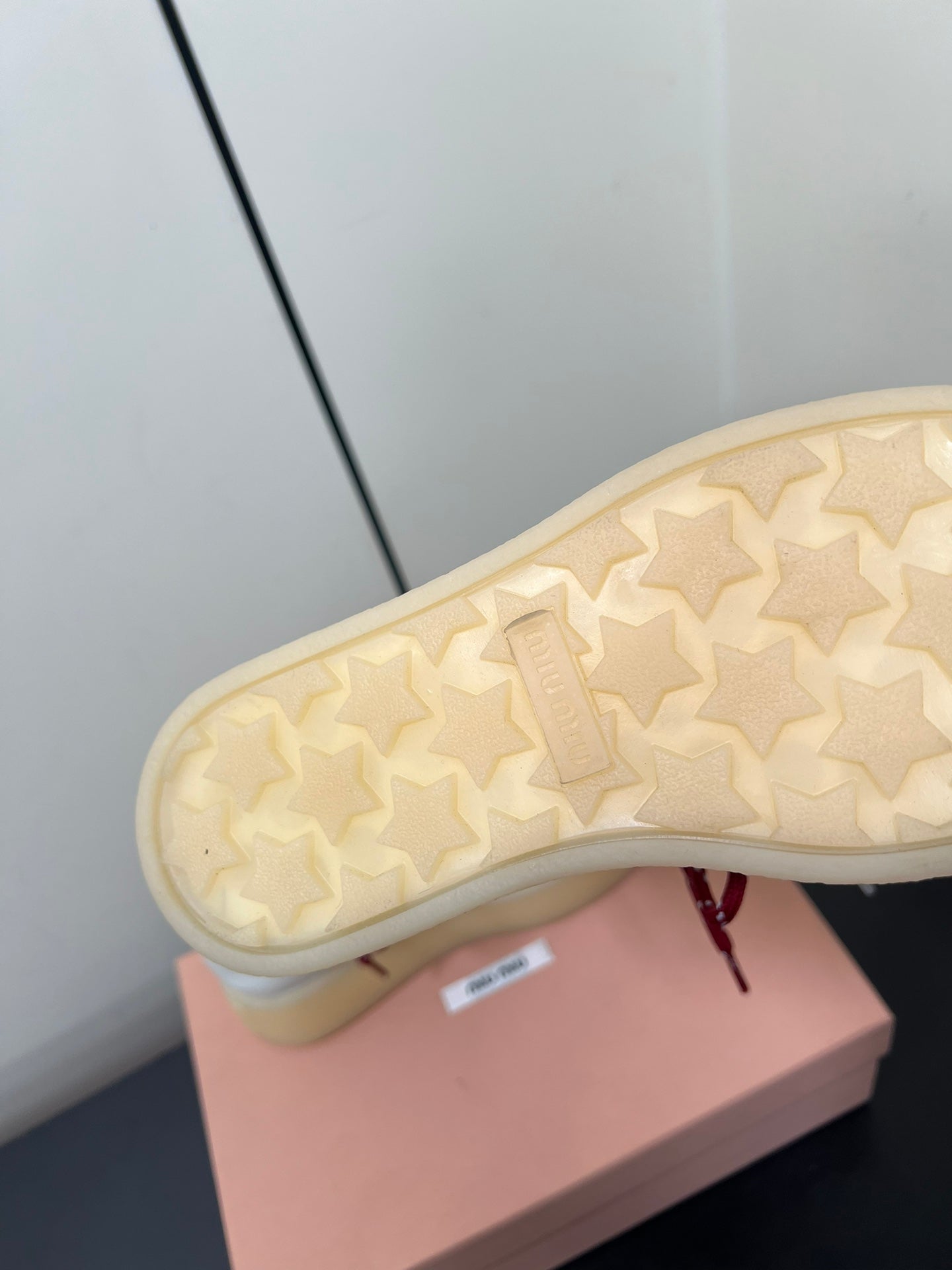 THICK-SOLED RETRO SNEAKERS IN WHITE MIX GREEN SMOOTH LAMBSKIN、mysite、Cacoeks