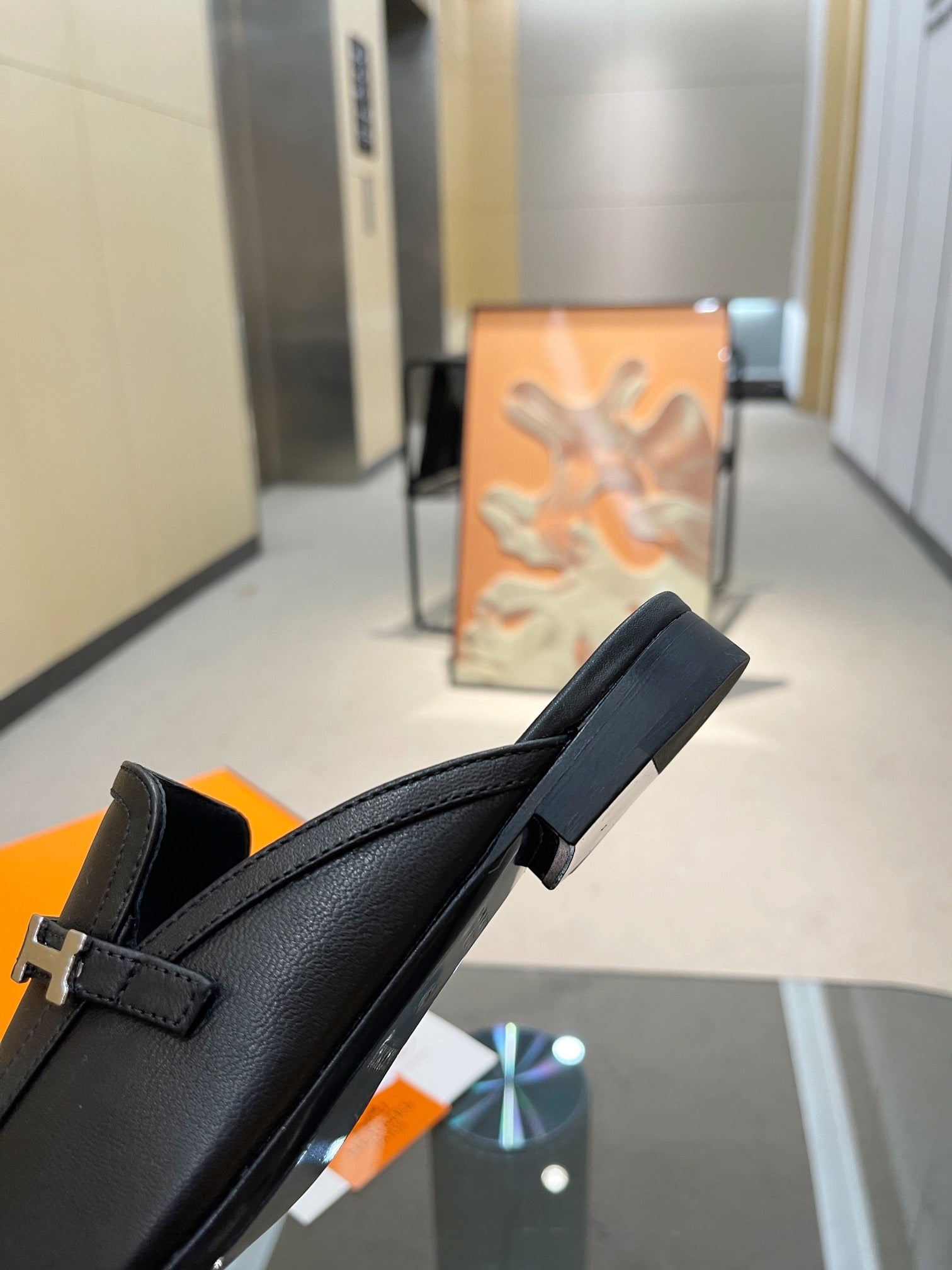 GROUPIE MULE BLACK LAMBSKIN、mysite、Cacoeks