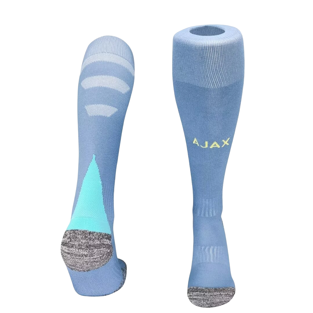 ManixJersey.com | Ajax 24-25 Away Socks - Blue -Customize Name, Number and Patch | Worldwide Shipping
