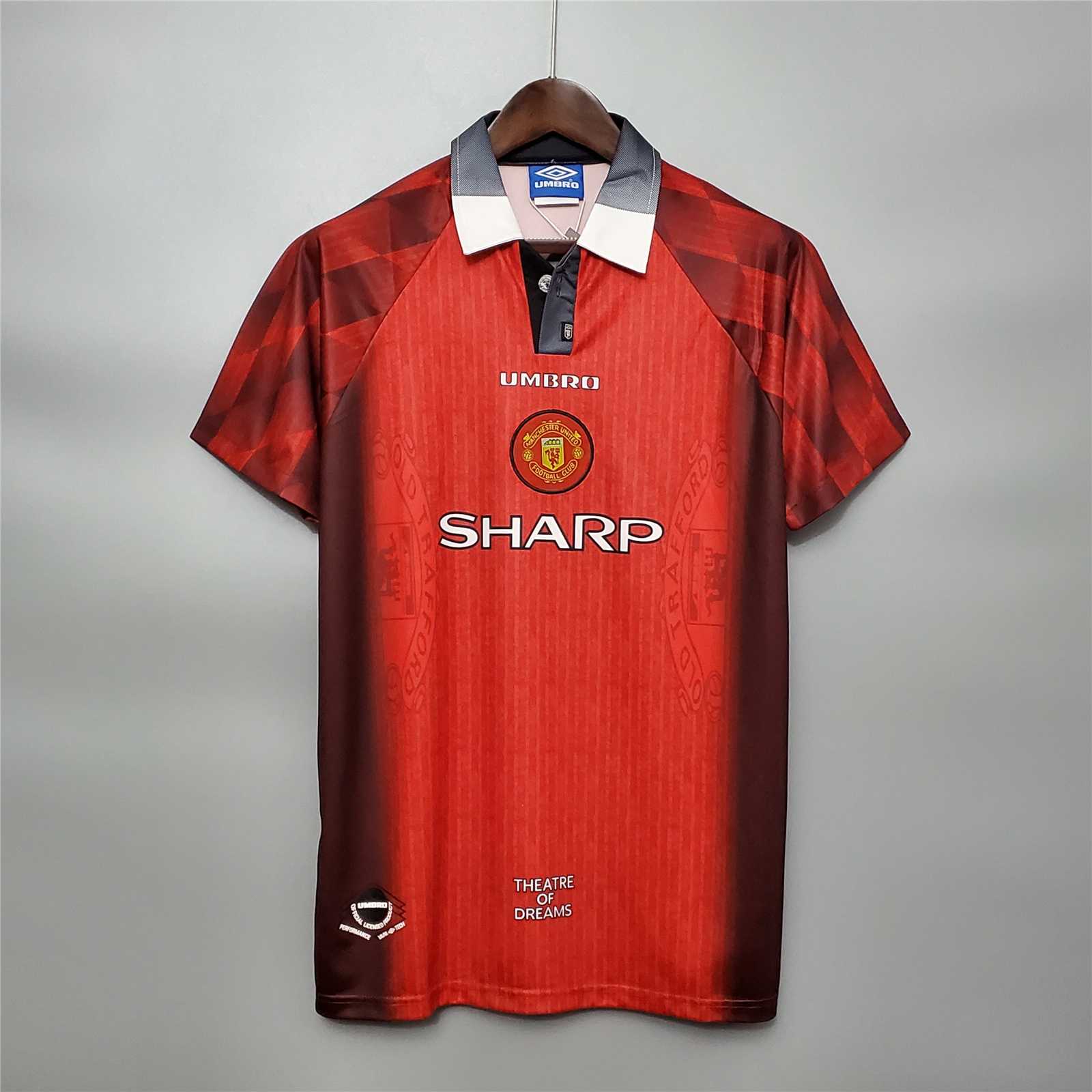 Higojerseys-Retro Manchester United 96-97 Home Jersey