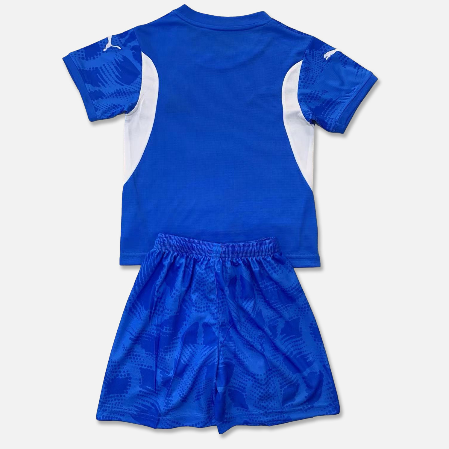 Higojerseys-Marseille 24-25 Blue Goalkeeper Kids Kit