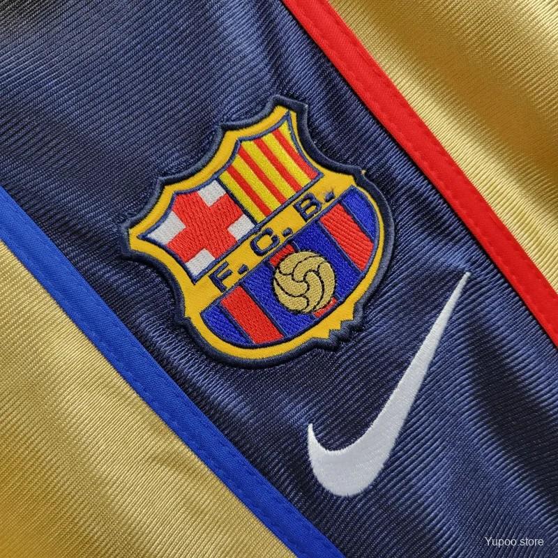 ManixJersey.com | Retro Barcelona 01-02 Away Jersey -Customize Name, Number and Patch | Worldwide Shipping