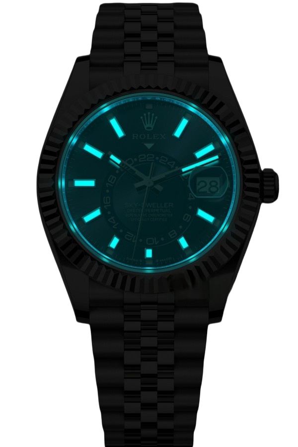 Rolex Sky-Dweller Blue Dial Super Clone Swiss Replica WatchJubilee Bracelet Ref 336934 9002 Swiss Movement