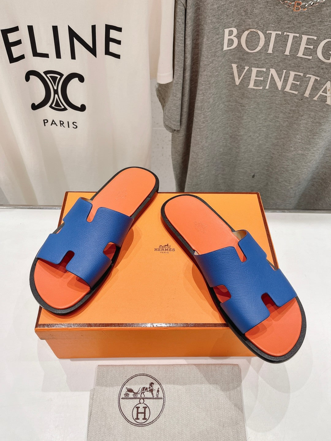 IZMIR SANDAL LIGHT ORANGE MIX LAPIS LAMBSKIN、mysite、Cacoeks