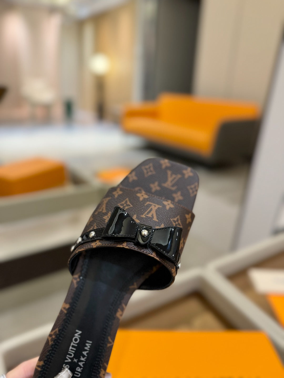 LV X TM 6AM FLAT MULE IN CHOCOLATE BROWN MONOGRAM CALFSKIN、mysite、Cacoeks