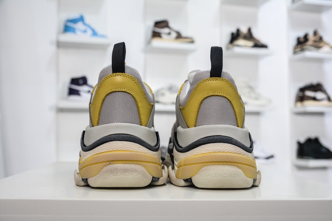 Balenciaga Triple S Sneaker Grey Yellow、mysite、Cacoeks