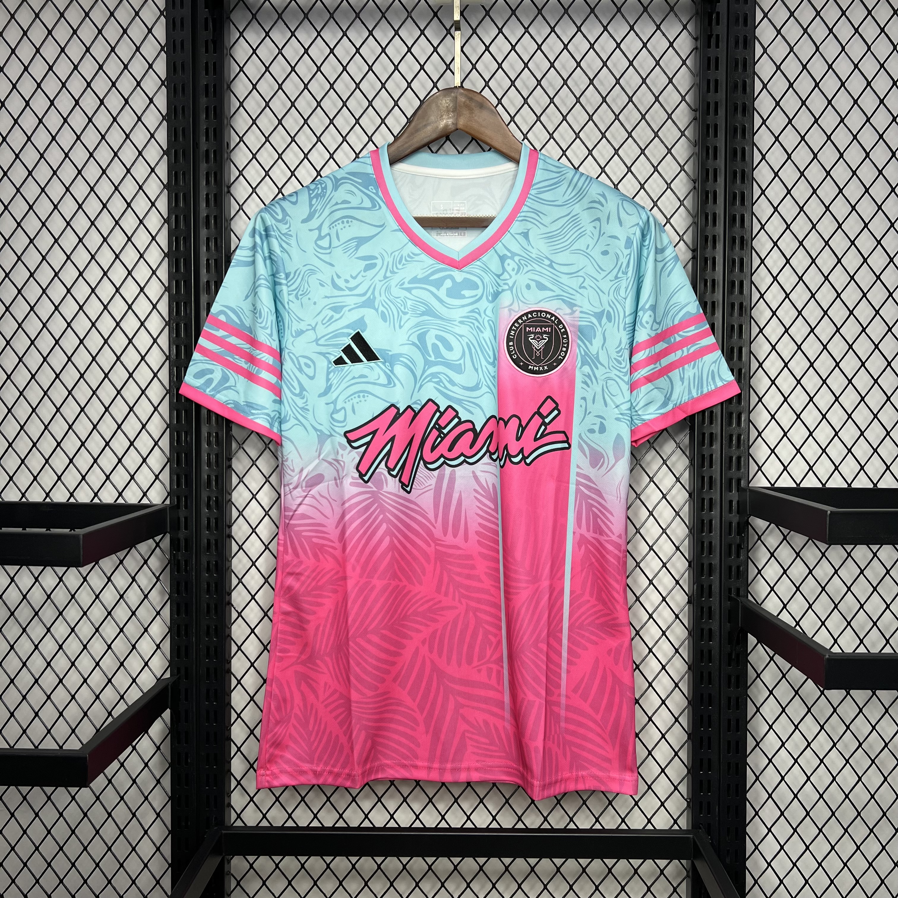 Higojerseys-INT M.A.M 24-25 Pink & Green Special Edition Jersey - Fans Version