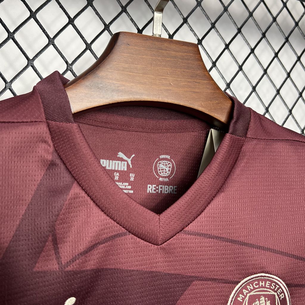 ManixJersey.com | Manchester City 24-25 Third Kids Kit -Customize Name, Number and Patch | Worldwide Shipping