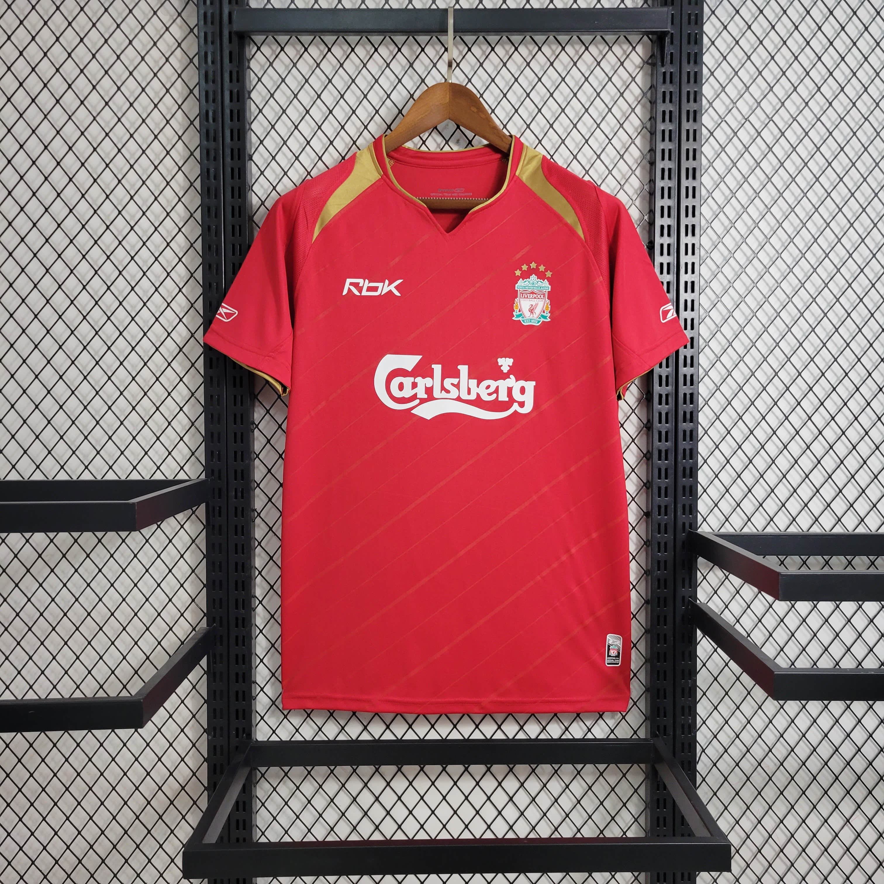 JerseysGala.com | Retro Liver.pool 2005-06 European Home Stadium Jersey -Customize Name, Number and Patch | Worldwide Shipping
