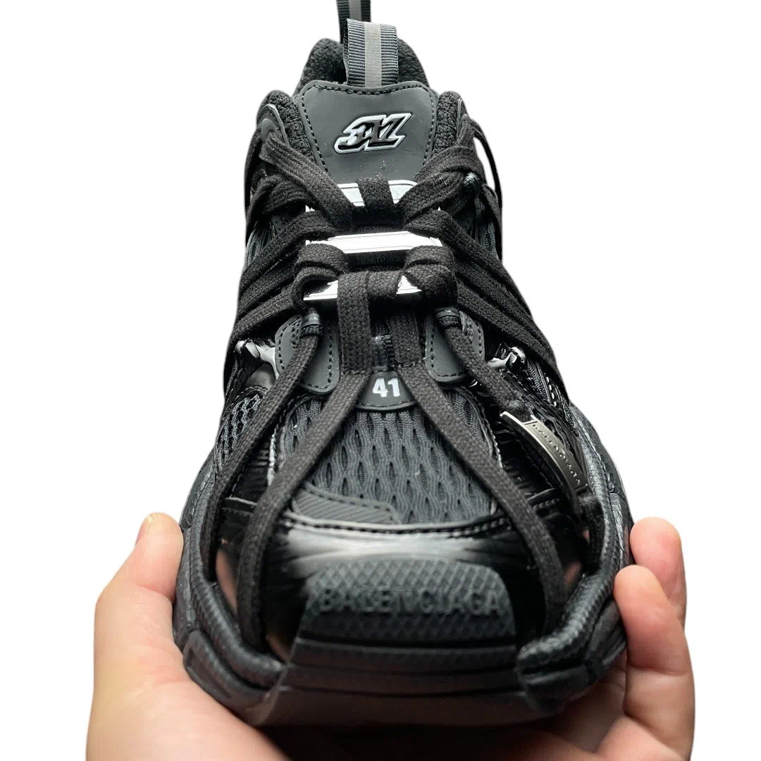 Balenciaga 3XL Extreme Laces B Sneaker in Black、mysite、Cacoeks