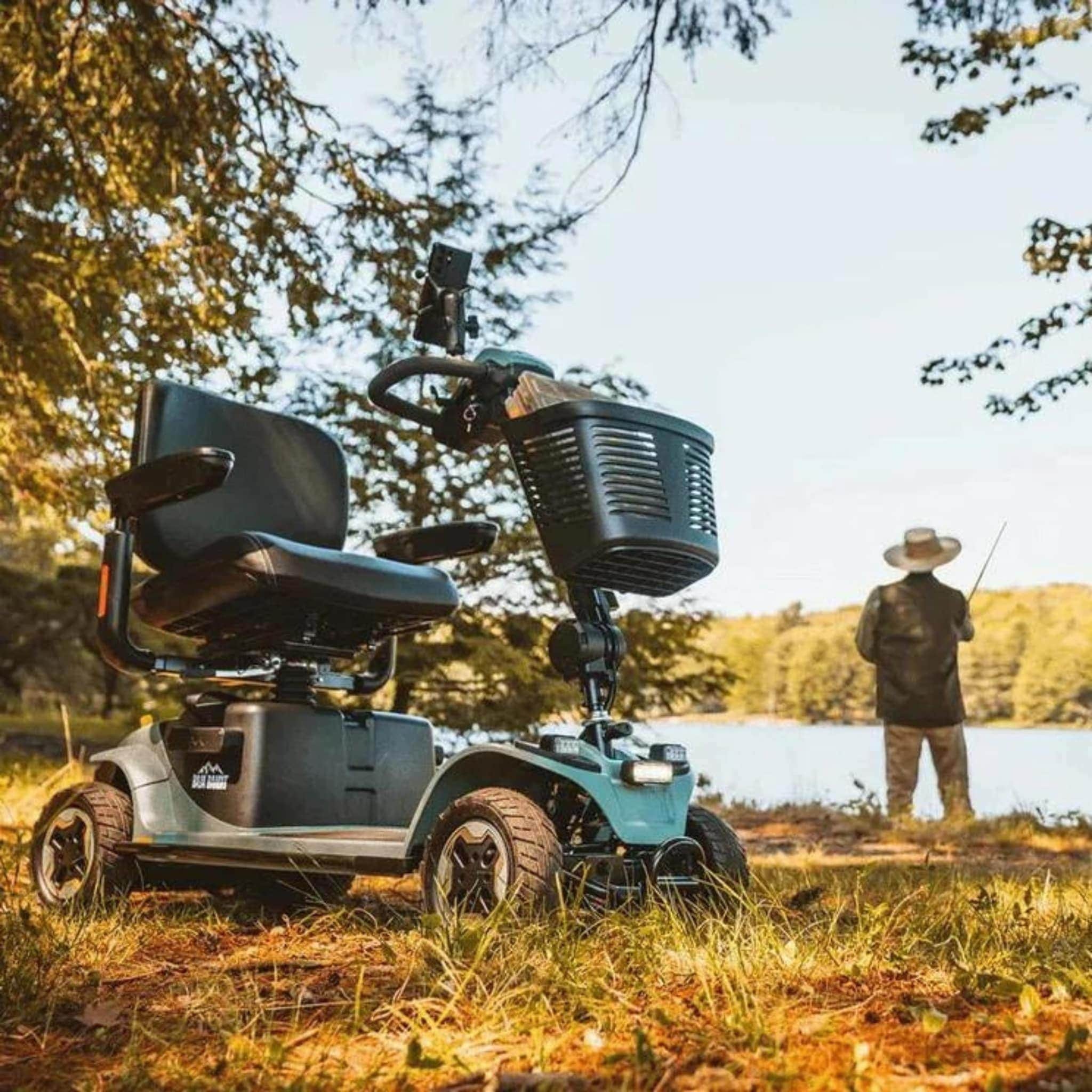 Baja® Bandit 4-Wheel Mobility Scooter on the lake