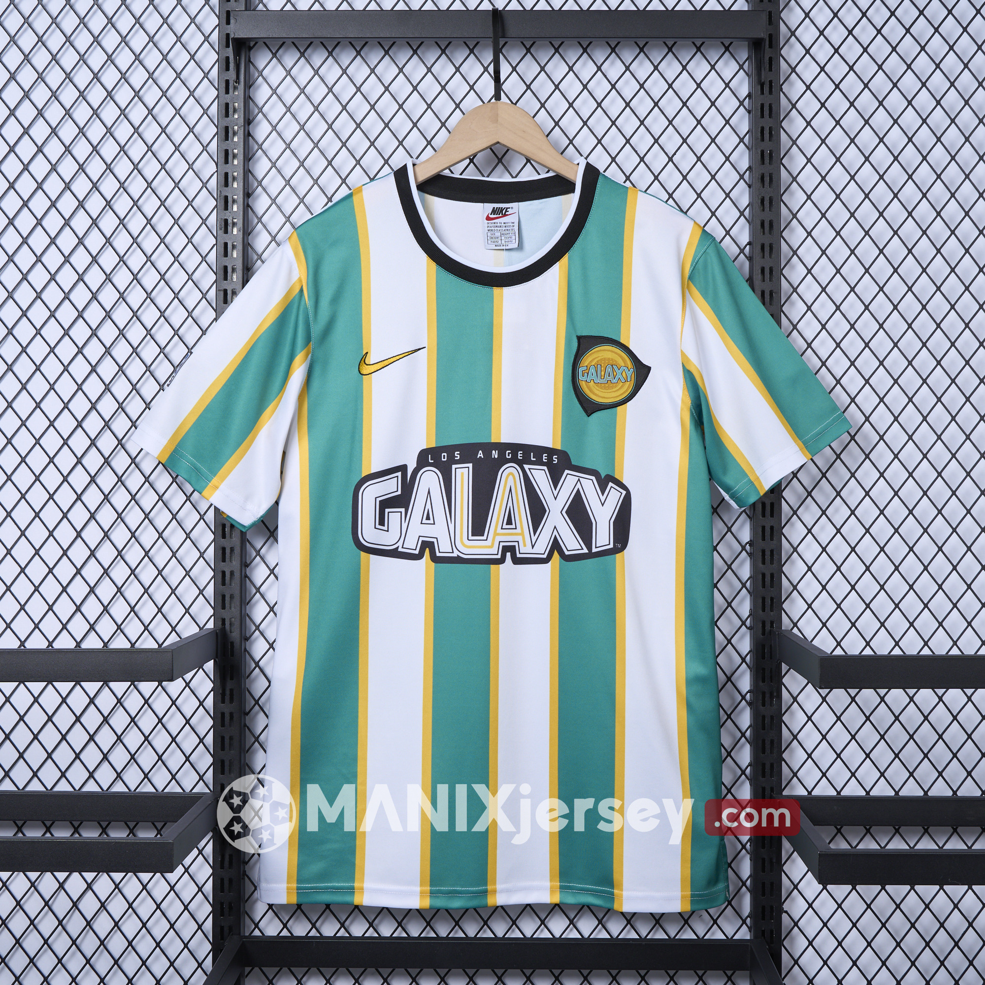 ManixJersey.com | Retro La Galaxy 1997 Home Jersey -Customize Name, Number and Patch | Worldwide Shipping