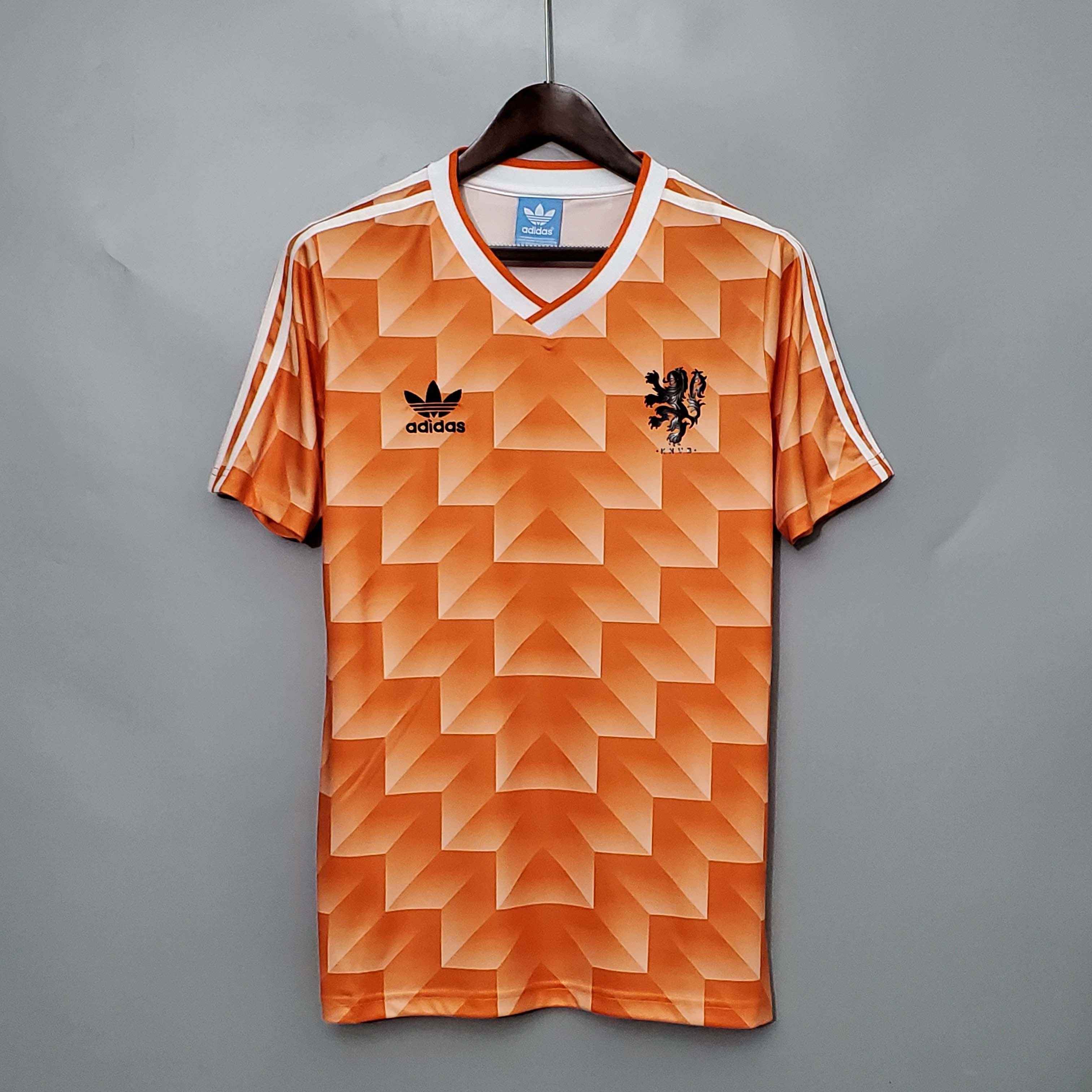 1988 Retro Netherlands Home Football Shirt-mysite Custom Football Kit- Nextkits