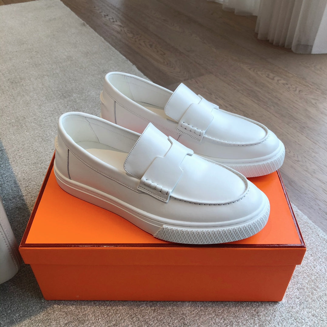 IKE SLIP-ON SNEAKER WHITE CALFSKIN、mysite、Cacoeks