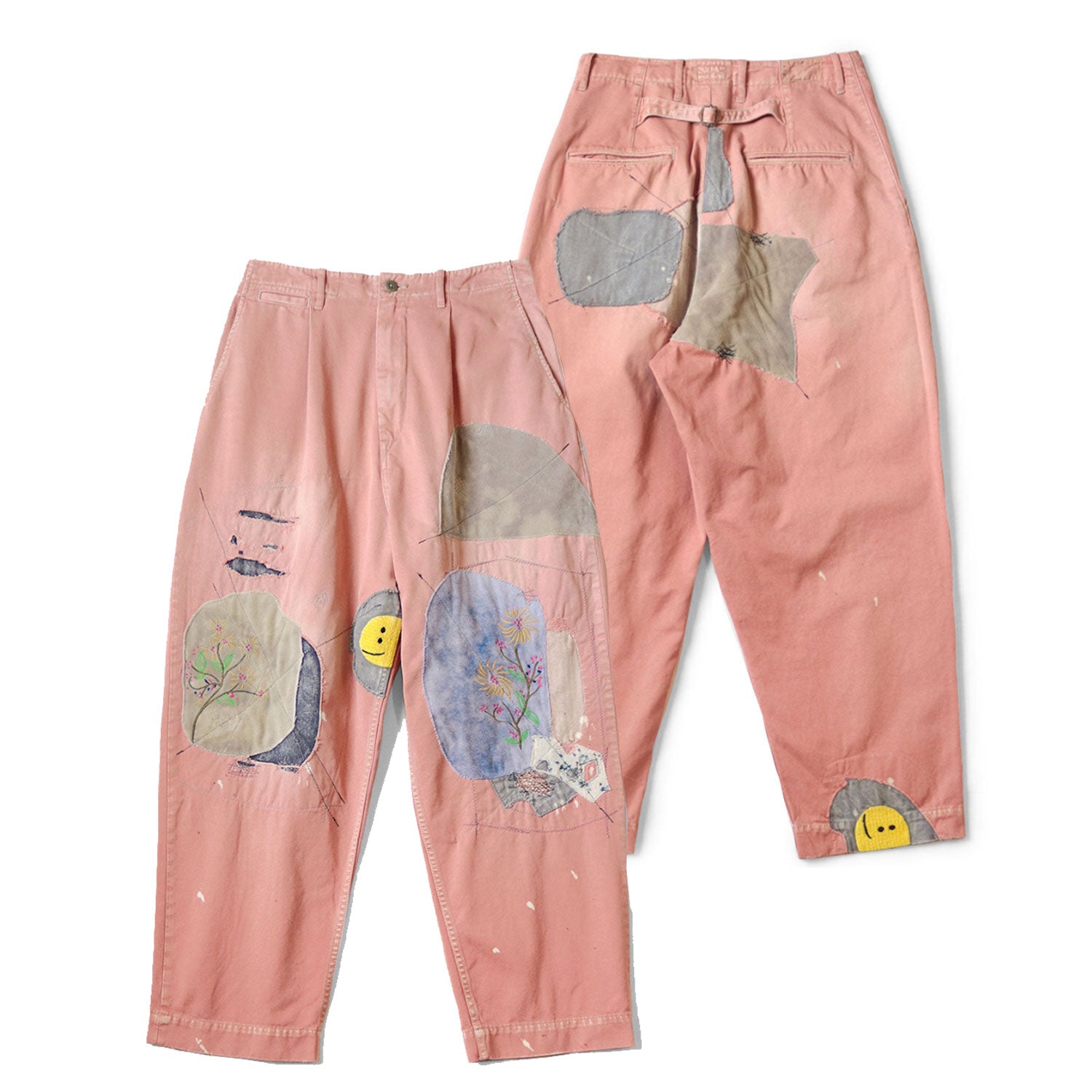  Restock  KAPITAL Katsuragi High Waist Neem Pants ( Gypsy Patch Remake )  EK-1637LP 