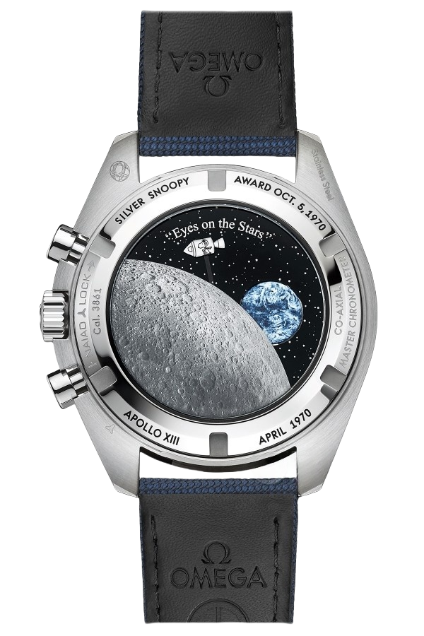 Omega Speedmaster Ref. 310.32.42.50.02.001 Super Clone Watch – White Dial Stainless Steel Bracelet Fake Replica (Snoopy Award 50th Anniversary)