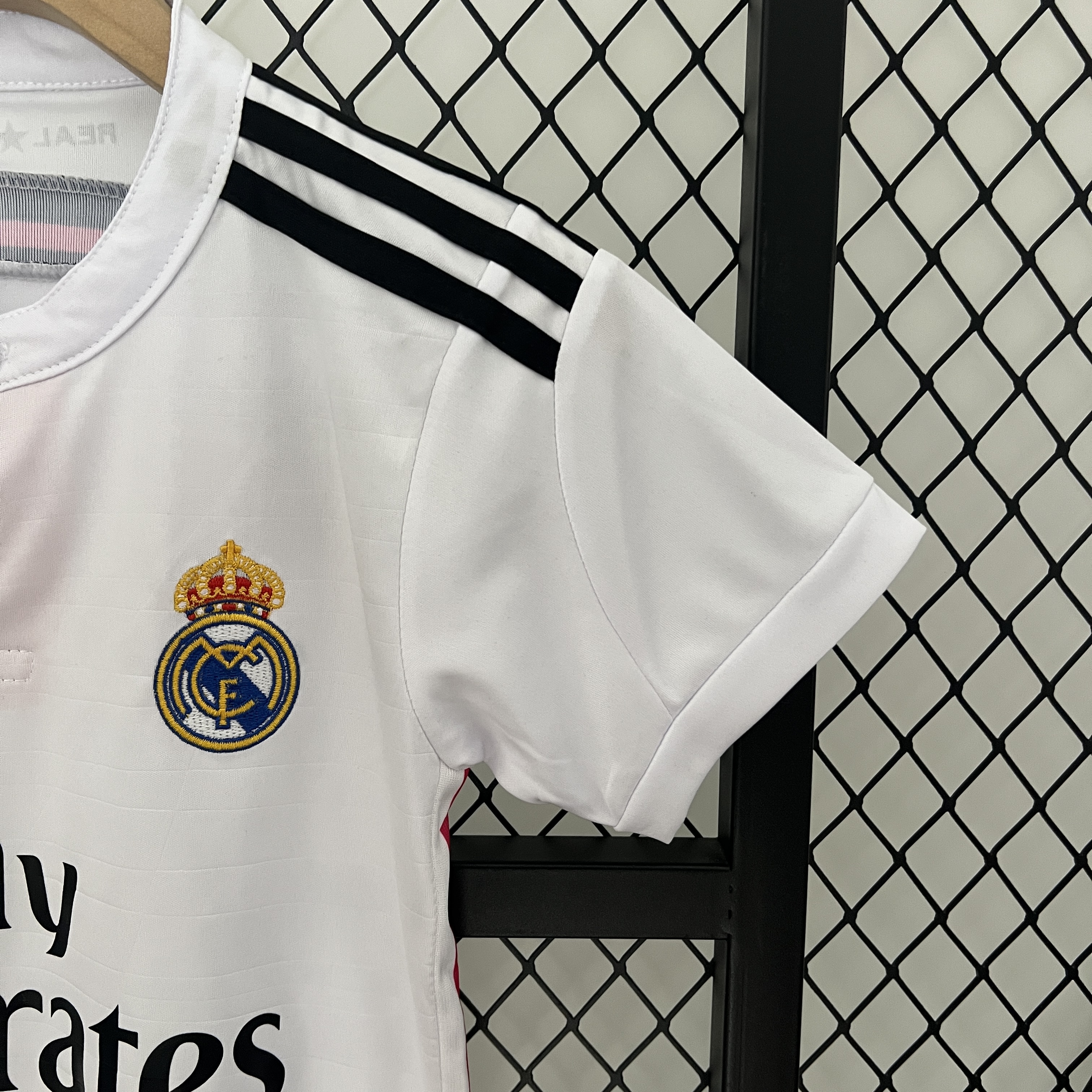 JerseysGala.com | Retro Real Madrid 14-15 Home Stadium Kids Kit -Customize Name, Number and Patch | Worldwide Shipping
