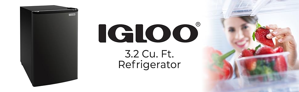 Igloo -- 3.2 Cu. Ft. Refrigerator
