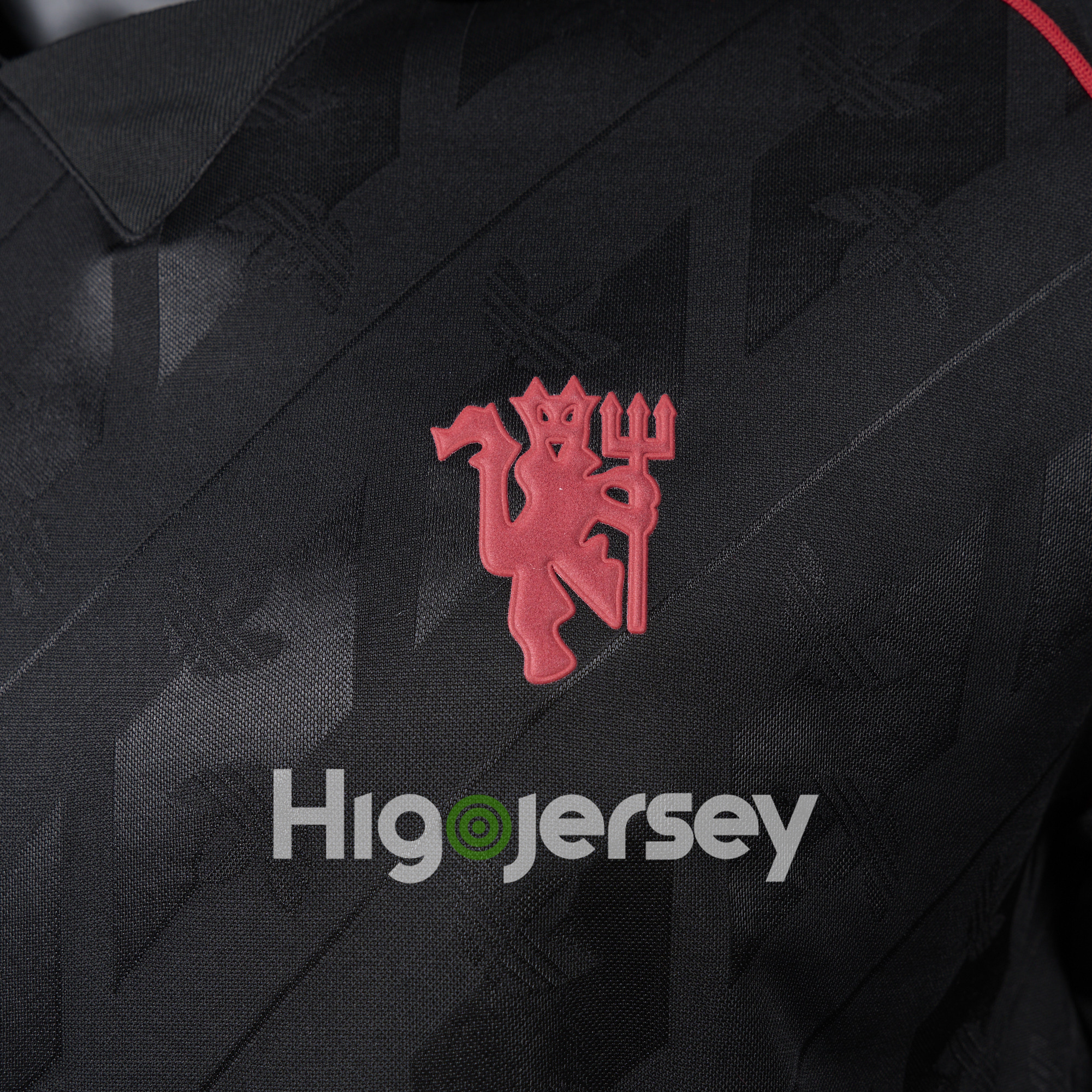 Higojerseys-Manchester United 24-25 Originals LFSTLR Long Sleeve Black Jersey - Player Version