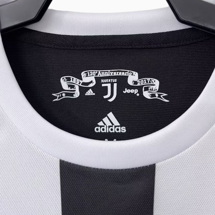 Higojerseys-Retro Juventus 2017-18 120th Anniversary Special Edition Jersey